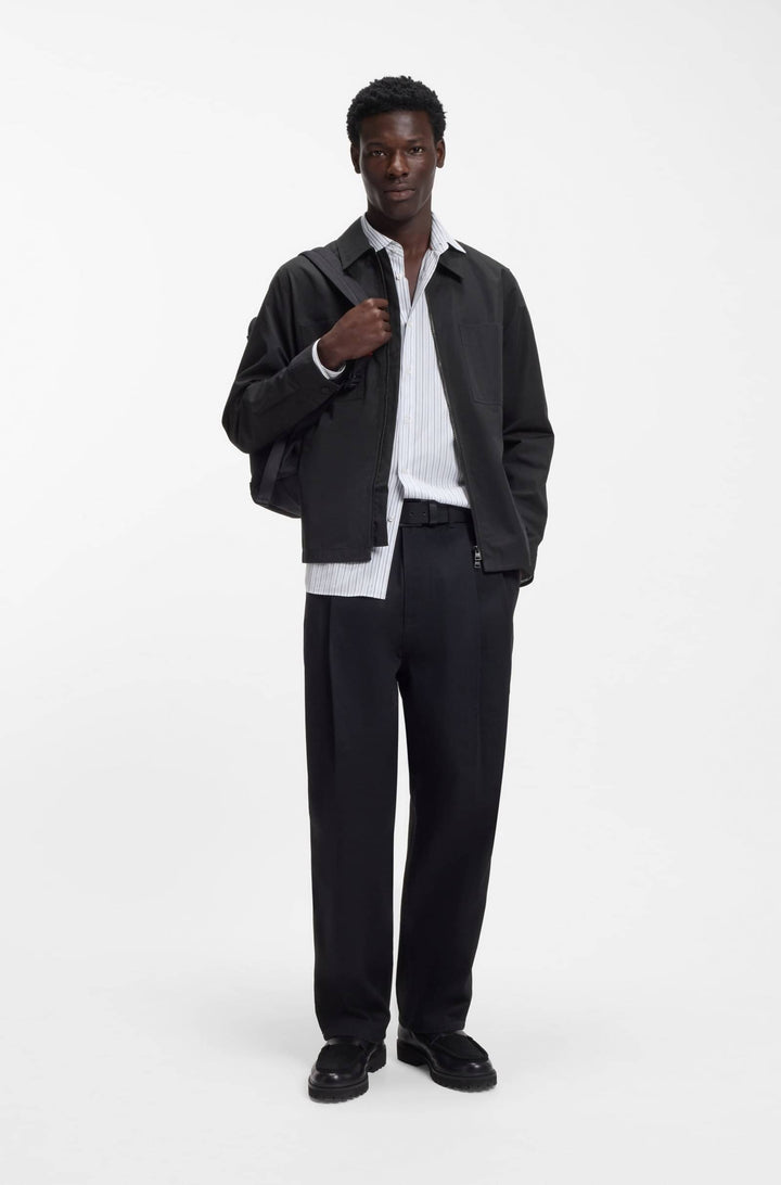 HUGO Casual Shirts Oversize Fit - EVALOM 50556274- Concorde Fashion#color_black-001