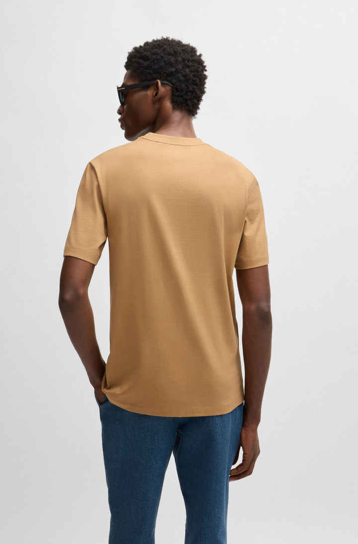 BOSS T-Shirts Regular Fit in Cotton - TIBURT 354 10247153 01-50495742- Concorde Fashion#color_beige-260