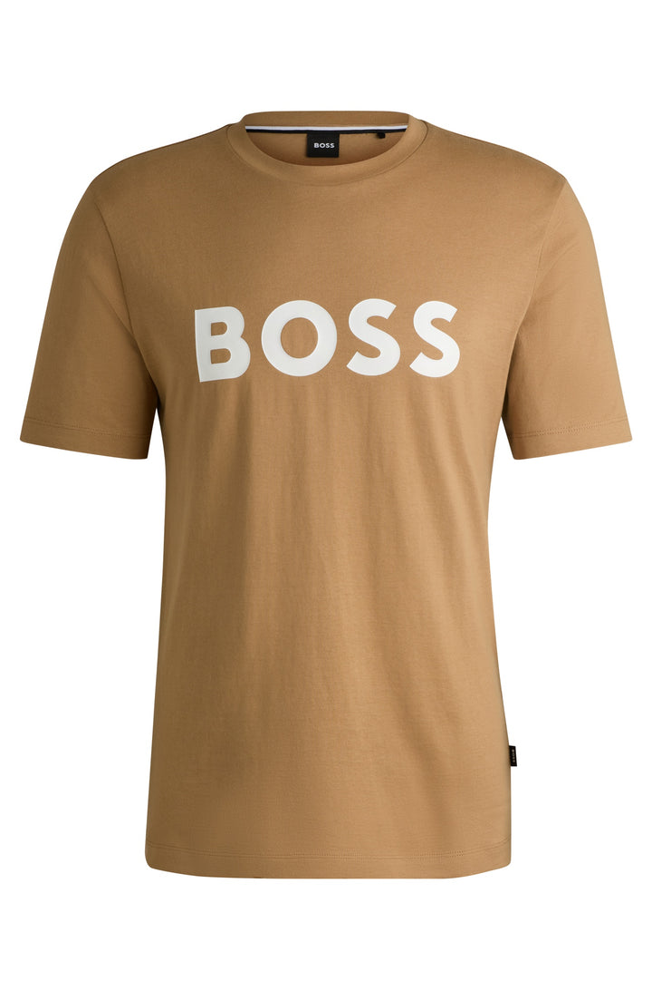 BOSS T-Shirts Regular Fit in Cotton - TIBURT 354 10247153 01-50495742- Concorde Fashion#color_beige-260