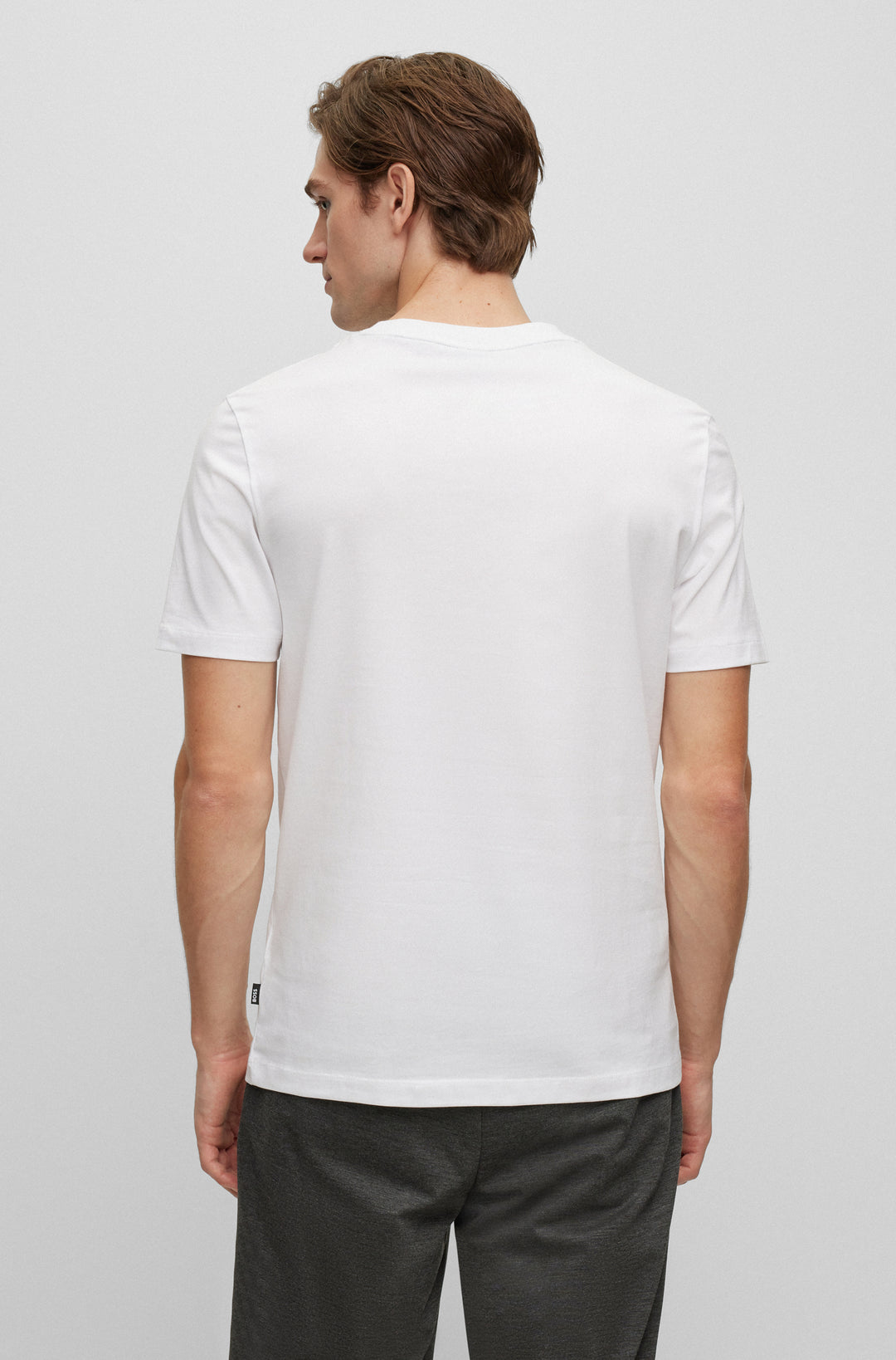 BOSS T-Shirts Regular Fit in Cotton - TIBURT 354 10247153 01-50495742- Concorde Fashion#color_white-100