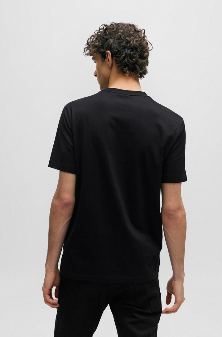 BOSS Regular Fit T-Shirts in Cotton - TIBURT 427 10247153 01-50506923- Concorde Fashion#color_black-001