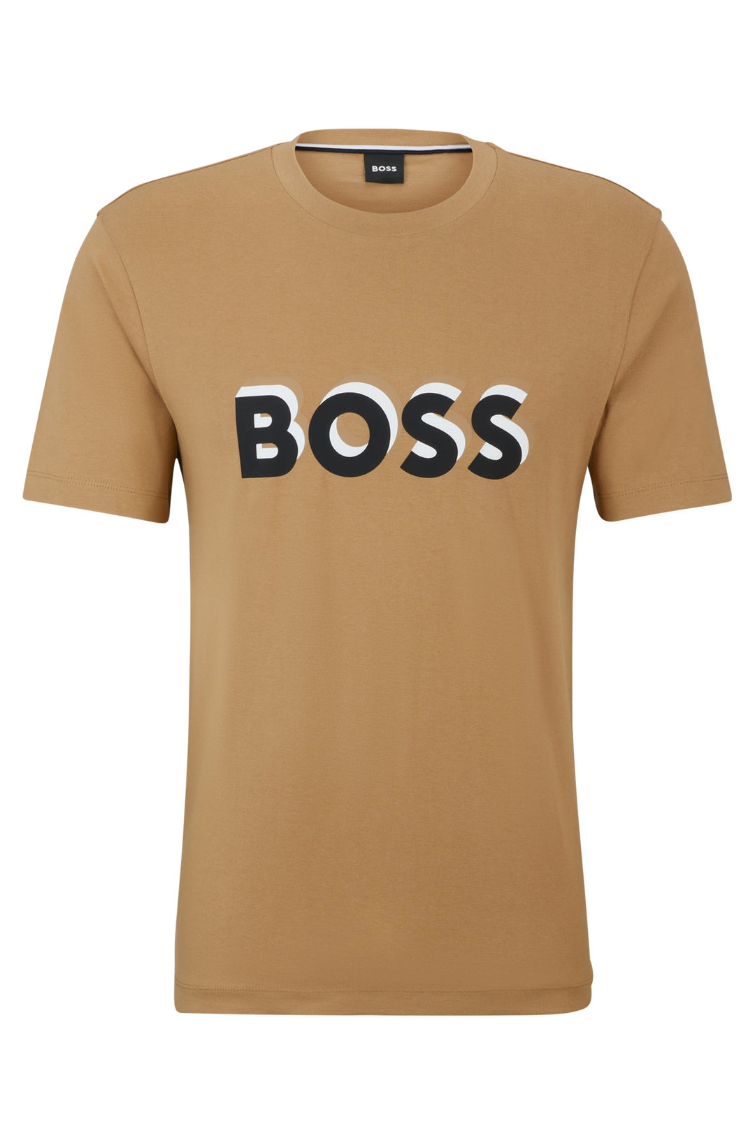 BOSS Regular Fit T-Shirts in Cotton - TIBURT 427 10247153 01-50506923- Concorde Fashion#color_beige-260
