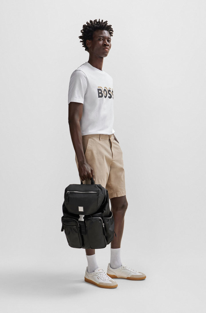BOSS Regular Fit T-Shirts in Cotton - TIBURT 427 10247153 01-50506923- Concorde Fashion#color_white-100