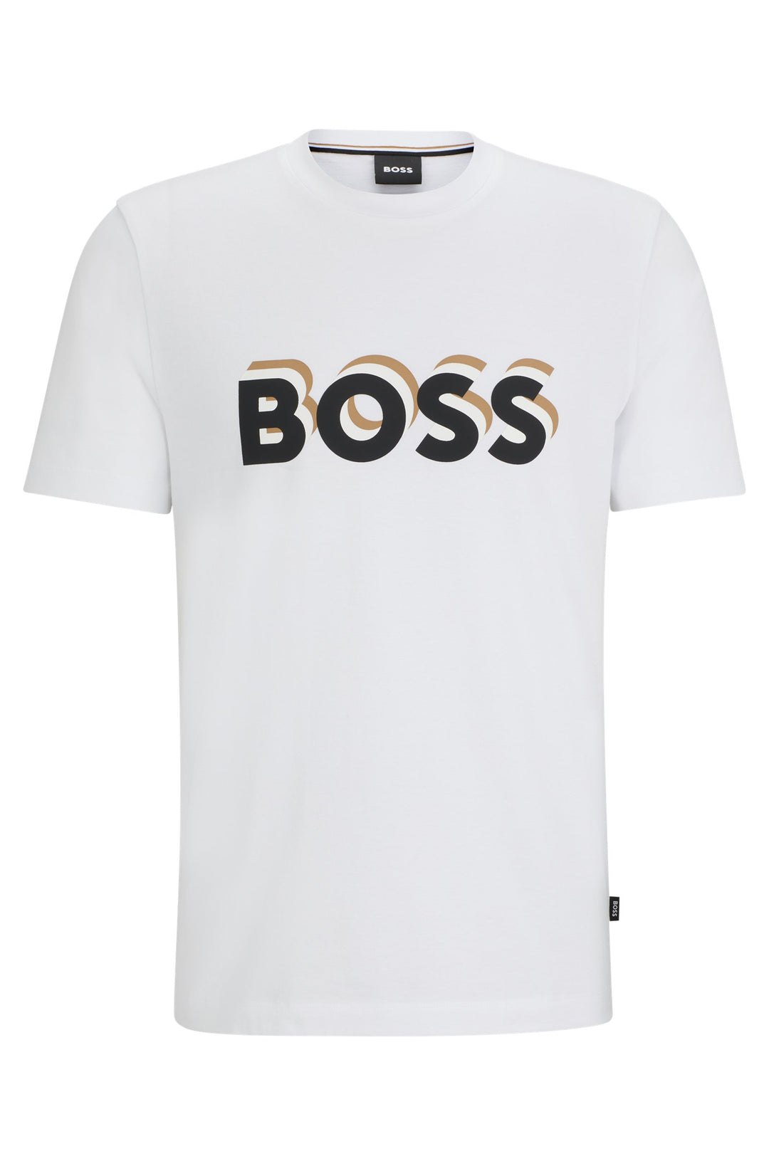 BOSS Regular Fit T-Shirts in Cotton - TIBURT 427 10247153 01-50506923- Concorde Fashion#color_white-100