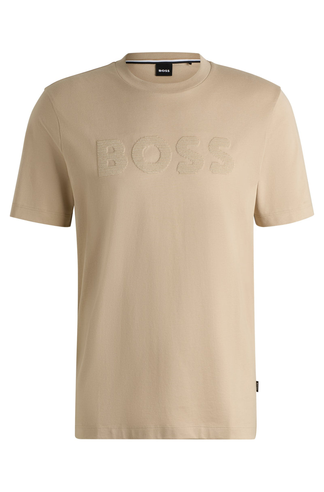 BOSS T-Shirts Regular Fit in Cotton - C-THOMPSON 121 10247170 01-50536796- Concorde Fashion#color_beige-275