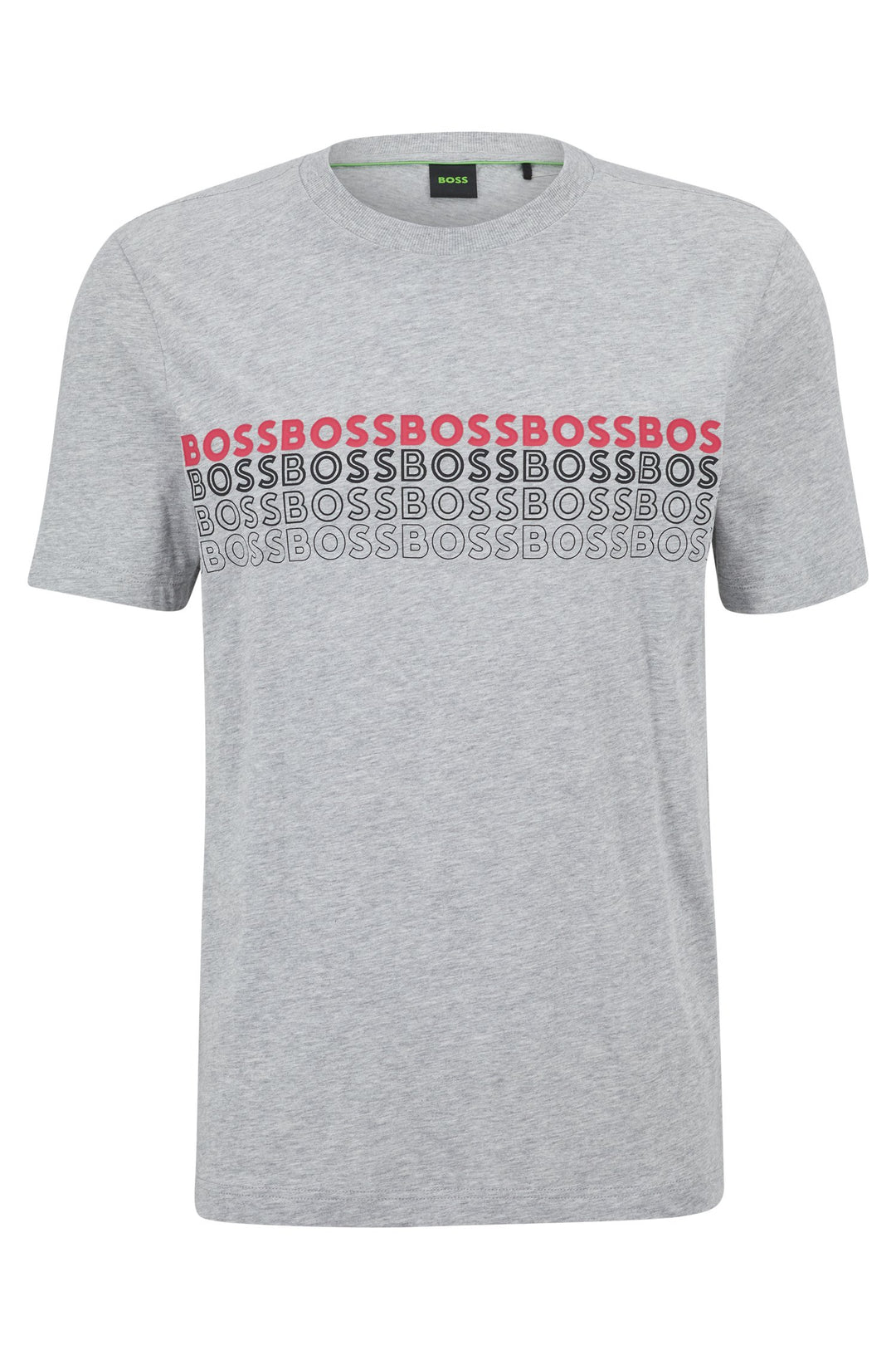 BOSS Regular Fit T-Shirts in Cotton - TEE 2 10247491 01-50488785- Concorde Fashion#color_grey-059