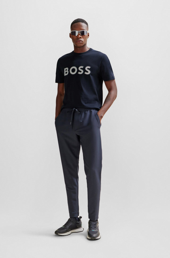 BOSS Regular Fit T-Shirts in Cotton - TEE 1 10247491 01-50506344- Concorde Fashion#color_navy-402