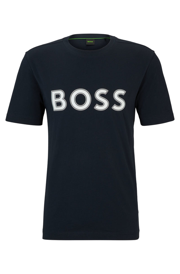 BOSS Regular Fit T-Shirts in Cotton - TEE 1 10247491 01-50506344- Concorde Fashion#color_navy-402