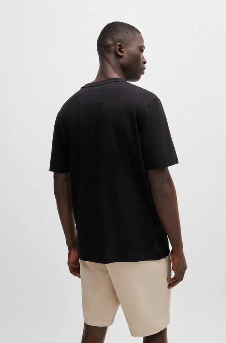 BOSS T-Shirts Regular Fit in Cotton - TEE 1 10247491 01-50519358- Concorde Fashion#color_black-001