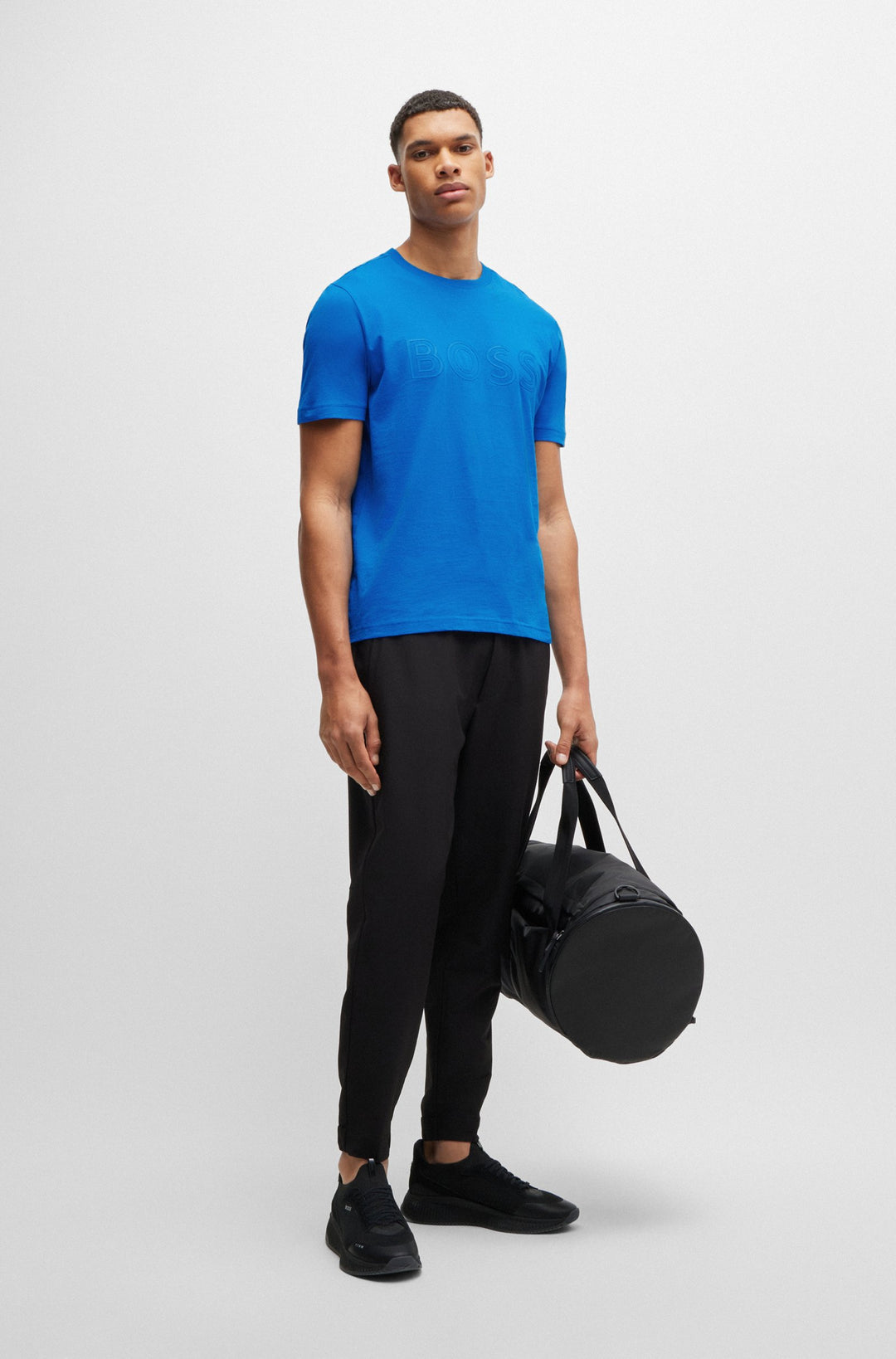 BOSS T-Shirts Regular Fit in Cotton - TEE 1 10247491 01-50519358- Concorde Fashion#color_blue-461