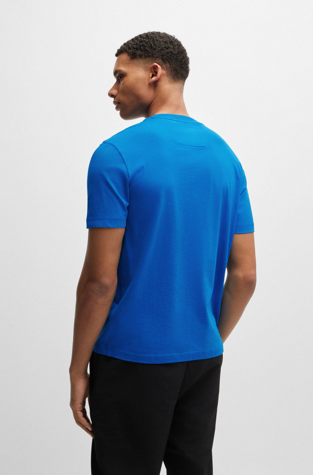 BOSS T-Shirts Regular Fit in Cotton - TEE 1 10247491 01-50519358- Concorde Fashion#color_blue-461