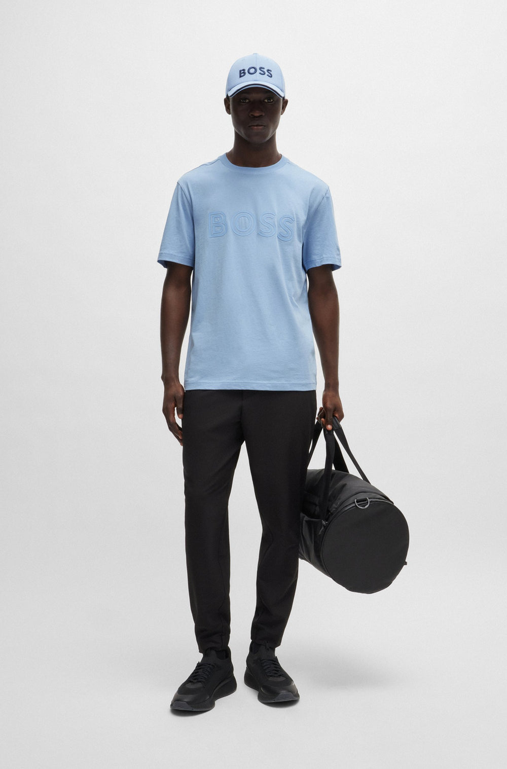 BOSS T-Shirts Regular Fit in Cotton - TEE 1 10247491 01-50519358- Concorde Fashion#color_blue-498