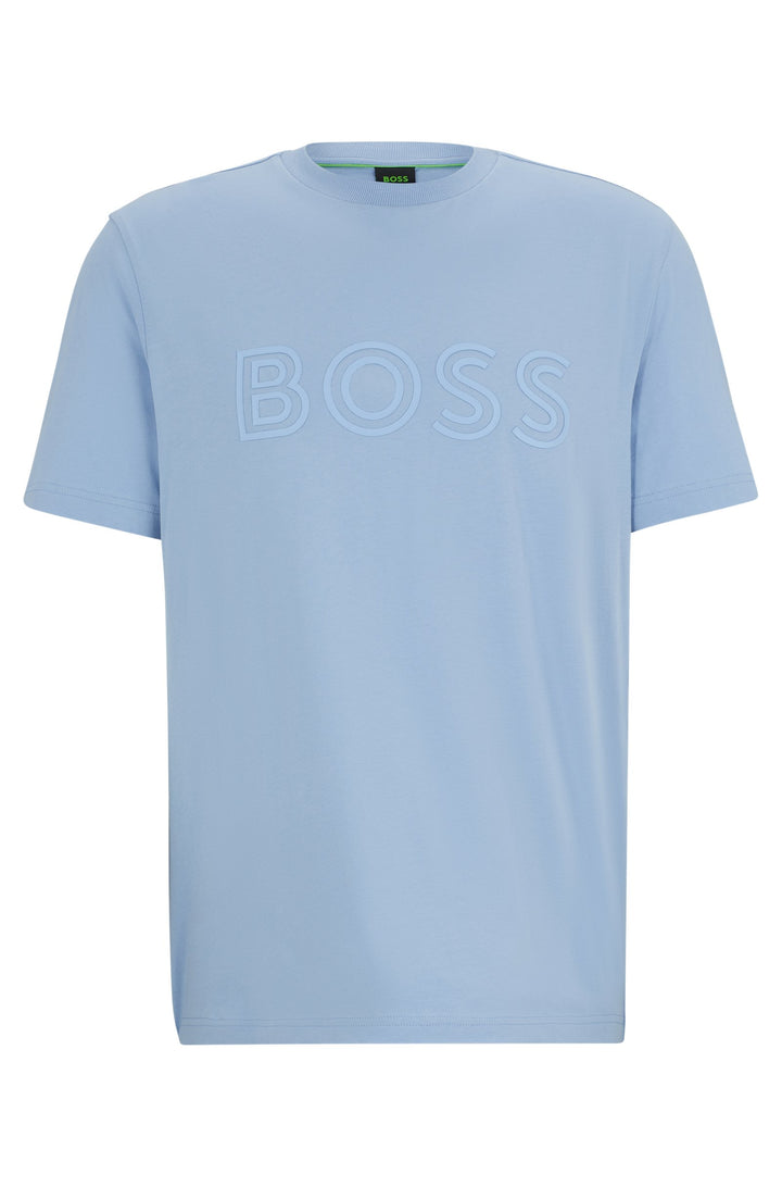 BOSS T-Shirts Regular Fit in Cotton - TEE 1 10247491 01-50519358- Concorde Fashion#color_blue-498