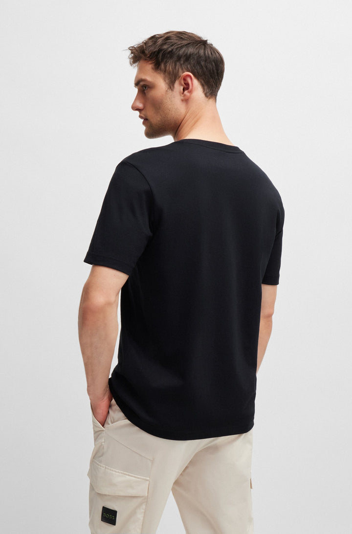 BOSS T-Shirts Regular Fit in Cotton - TEE 4 10247529 01-50519350- Concorde Fashion#color_black-001