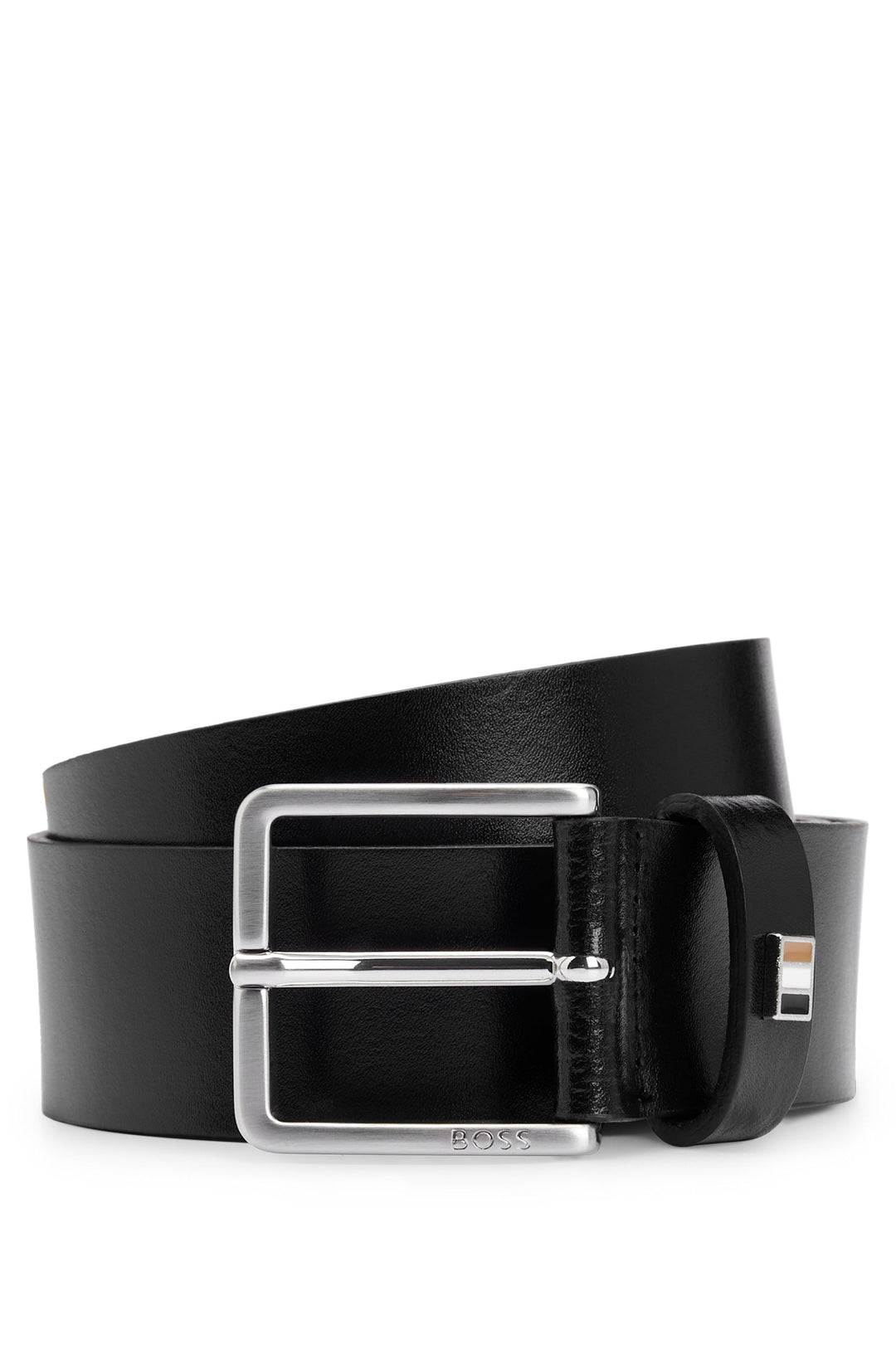 BOSS  Belts in Leather - THER-FLAG-E_SZ35 10247900 01-50486839- Concorde Fashion#color_black-001