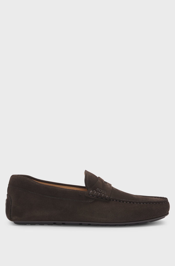 BOSS Casual Shoes  in Leather - NOEL_MOCC_SDPEB 10247967 01-50541750- Concorde Fashion#color_brown-201