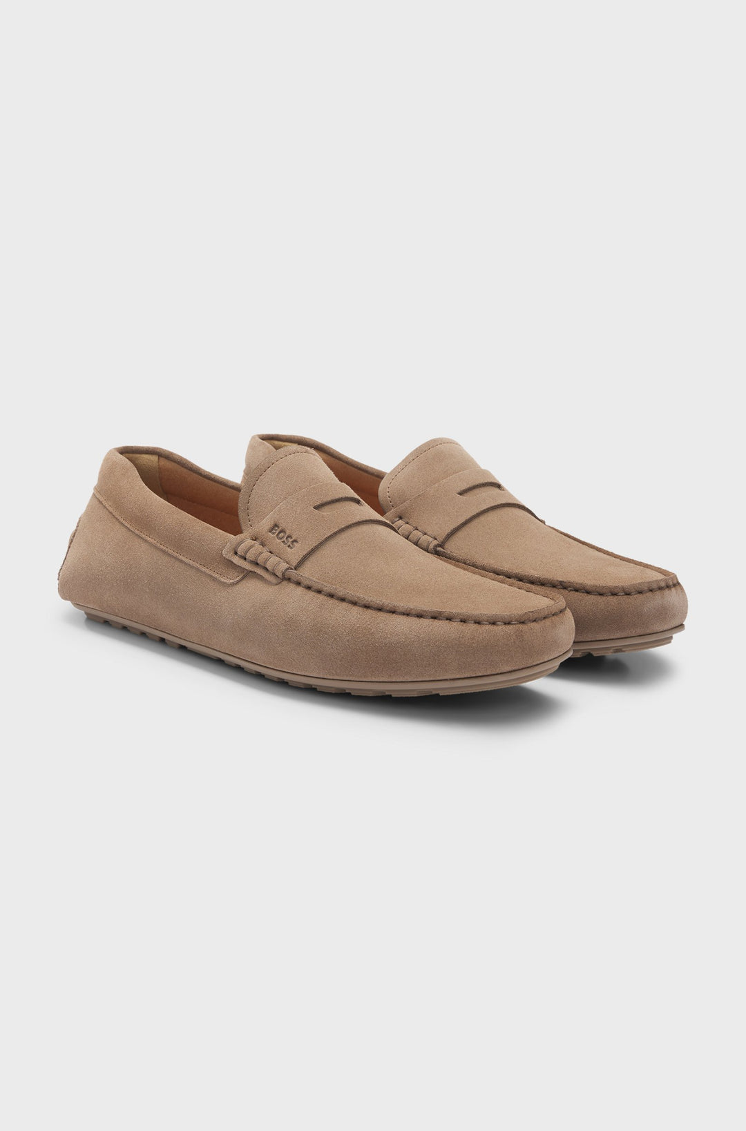 BOSS Casual Shoes  in Leather - NOEL_MOCC_SDPEB 10247967 01-50541750- Concorde Fashion#color_beige-260