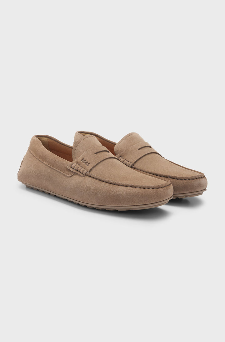 BOSS Casual Shoes  in Leather - NOEL_MOCC_SDPEB 10247967 01-50541750- Concorde Fashion#color_beige-260