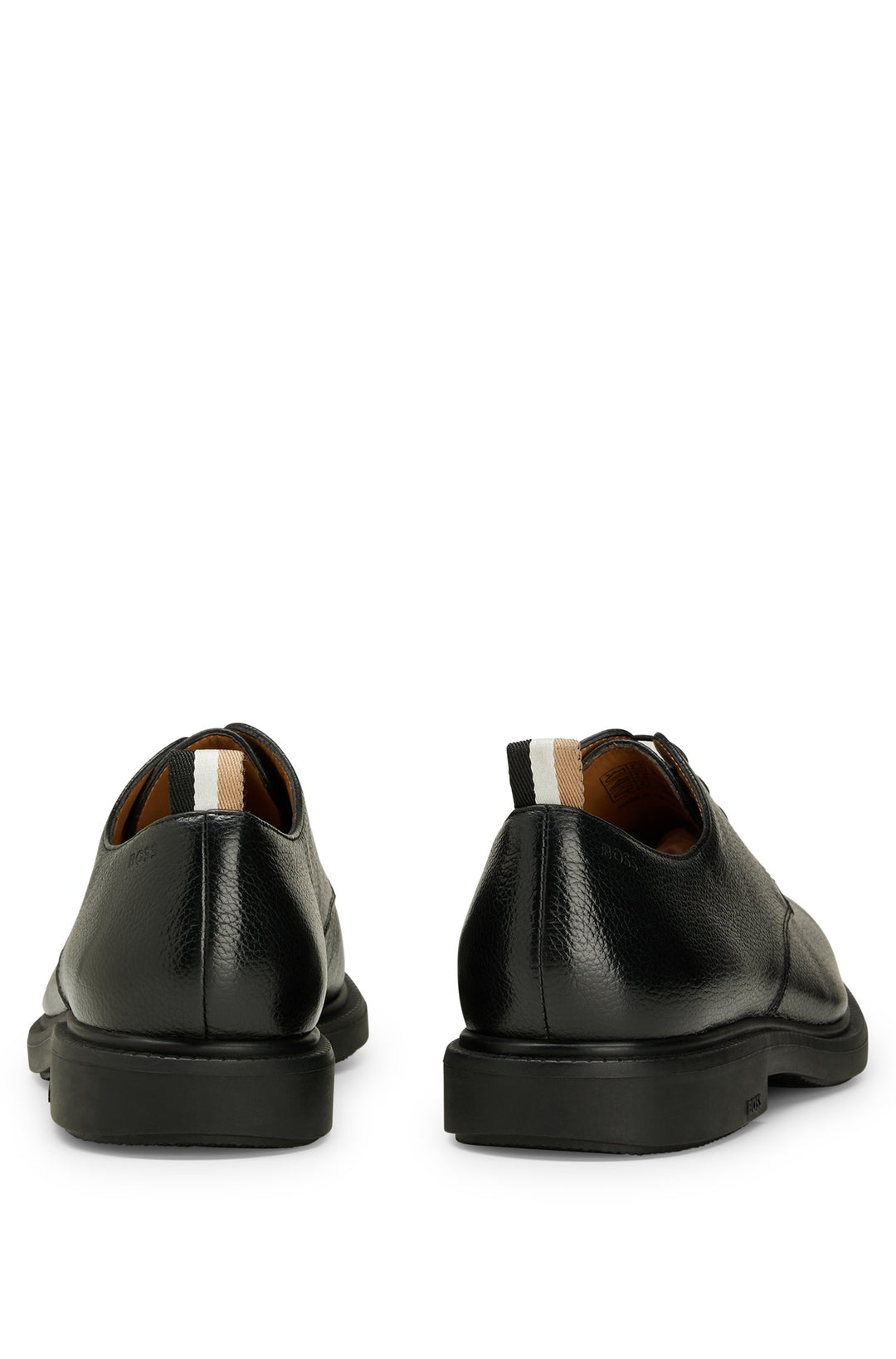 BOSS Formal Shoes Standard Sole in Leather - LARRY_DERB_GR 10247993 01-50487685- Concorde Fashion#color_black-001