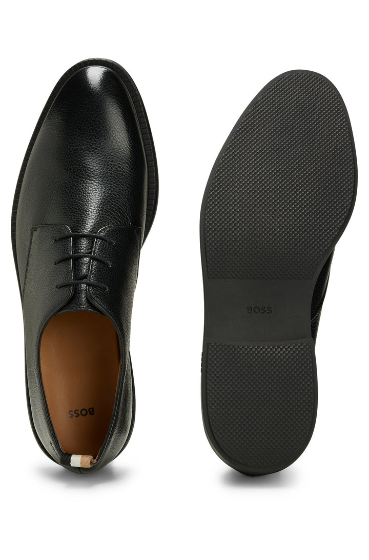 BOSS Formal Shoes Standard Sole in Leather - LARRY_DERB_GR 10247993 01-50487685- Concorde Fashion#color_black-001