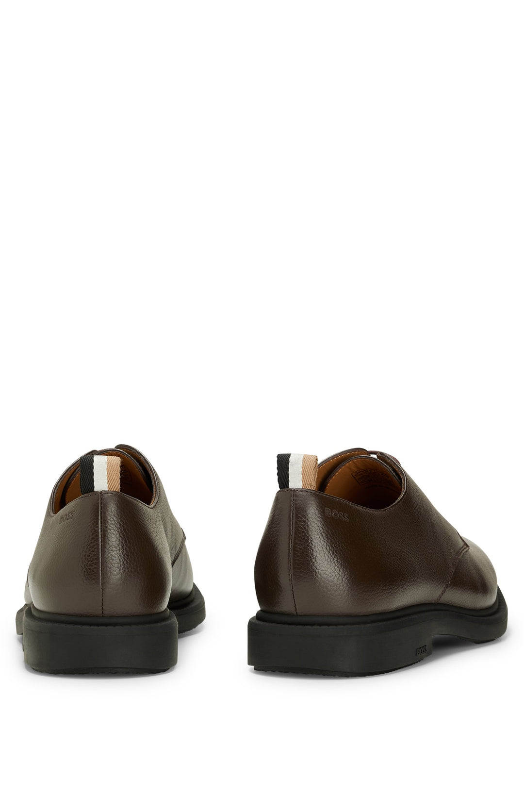 BOSS Formal Shoes Standard Sole in Leather - LARRY_DERB_GR 10247993 01-50487685- Concorde Fashion#color_brown-201