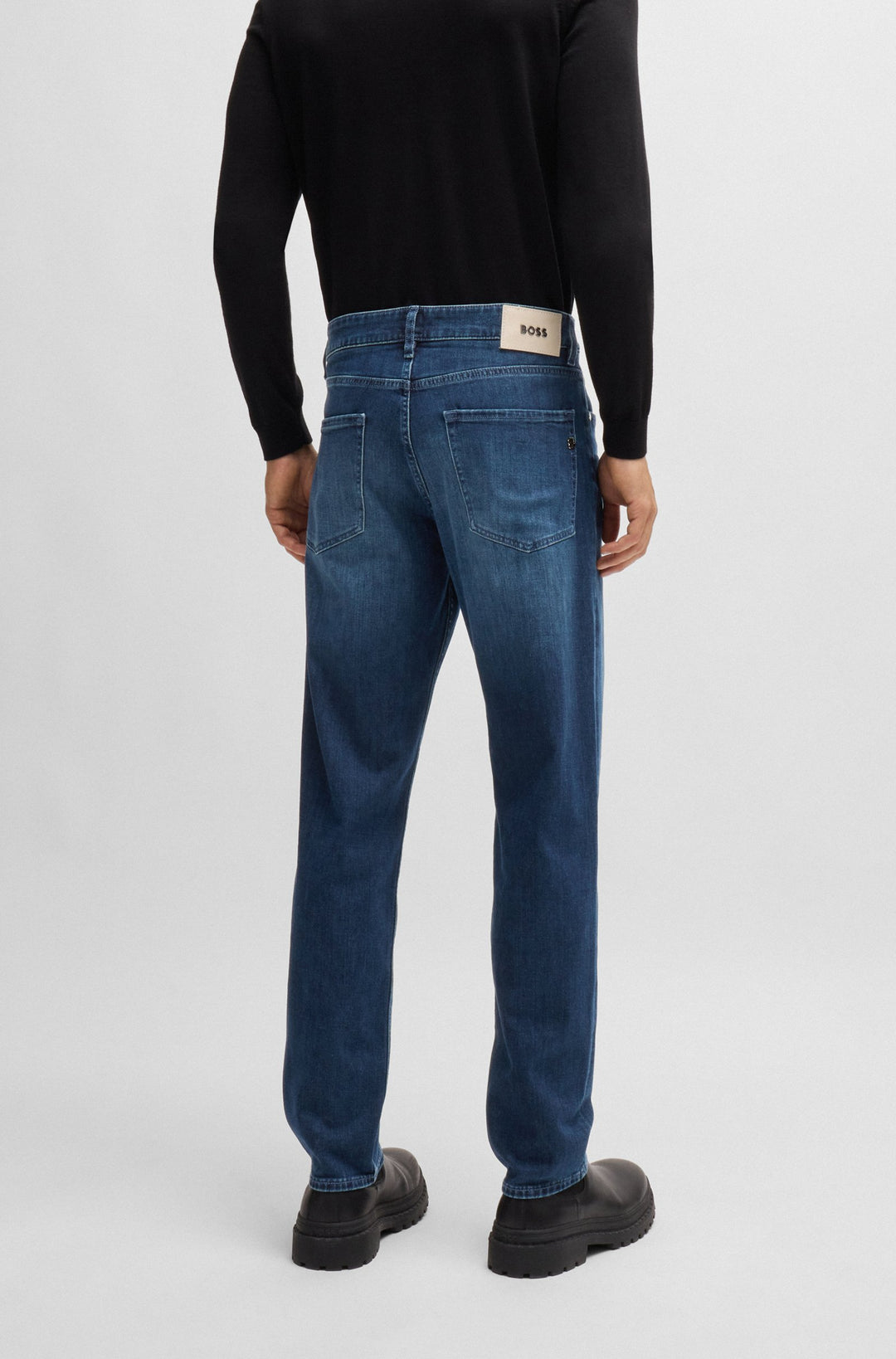 BOSS Jeans Regular Fit in Cotton Mix - C-RE.MAINE 10248179 01-50527031- Concorde Fashion#color_blue-432