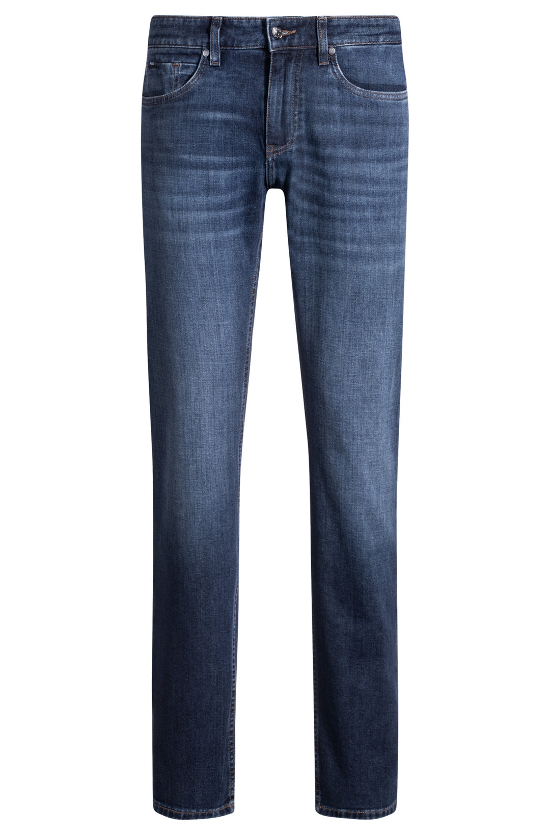 BOSS Jeans Slim Fit in Cotton Mix - H-DELAWARE 10248179 01-50537390- Concorde Fashion#color_navy-419