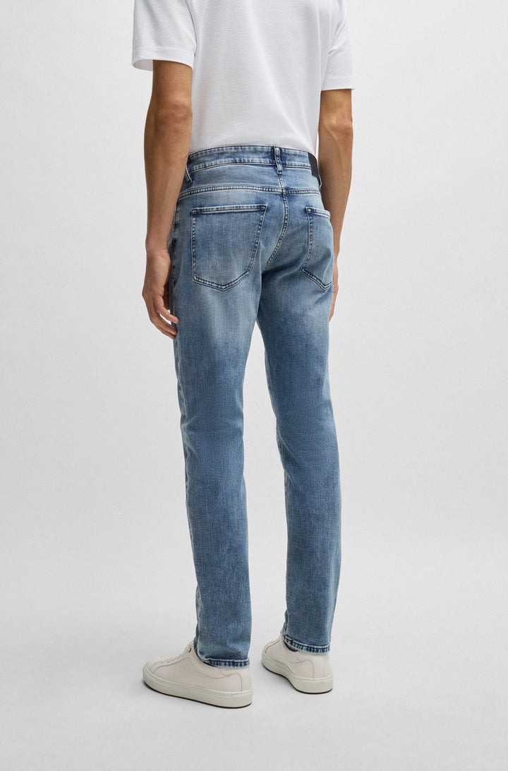 BOSS Slim Fit Jeans in Cotton Mix - DELAWARE3-1 10248179 05-50513631- Concorde Fashion#color_blue-441
