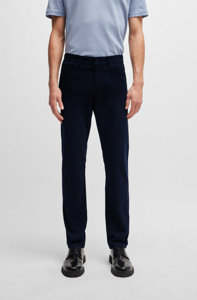 BOSS Jeans Slim Fit in Cotton Mix - H-DELAWARE3-1-20 10248208 01-50521266- Concorde Fashion#color_navy-404