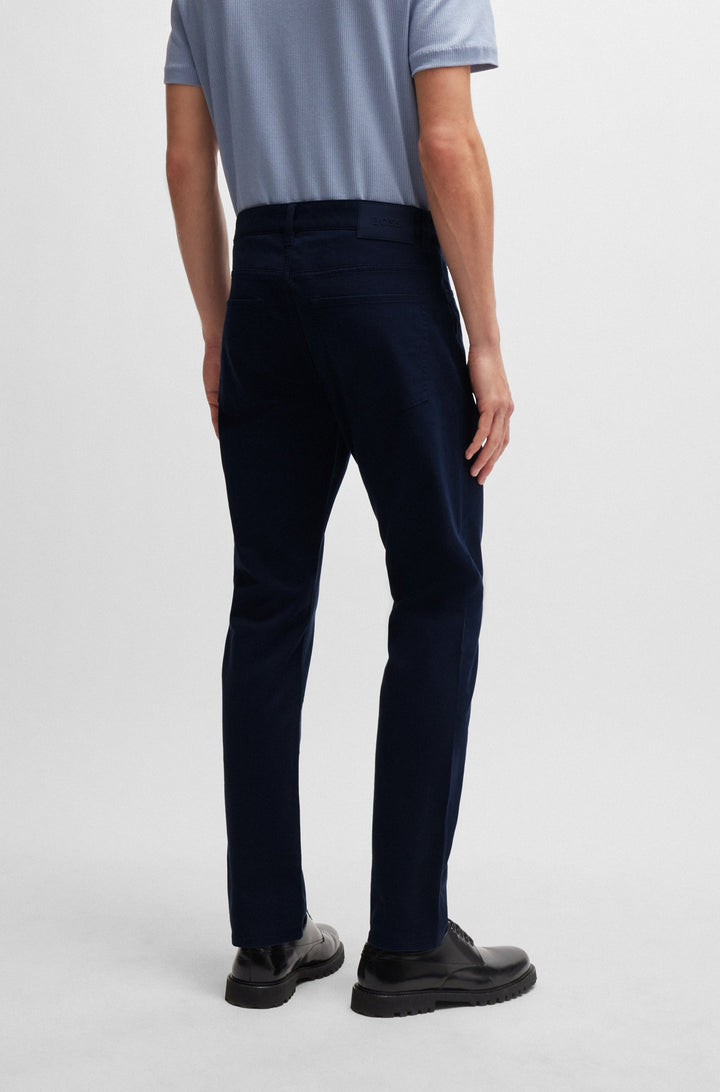BOSS Jeans Slim Fit in Cotton Mix - H-DELAWARE3-1-20 10248208 01-50521266- Concorde Fashion#color_navy-404
