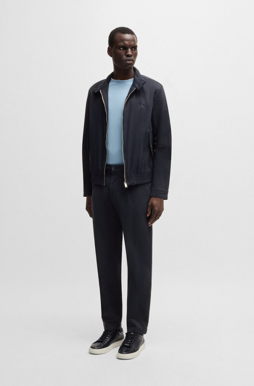 BOSS Trousers Regular Fit - H-KANE-PL 50524390- Concorde Fashion#color_navy-404