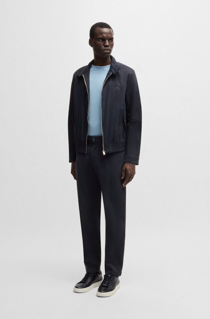 BOSS Trousers Regular Fit - H-KANE-PL 50524390- Concorde Fashion#color_navy-404