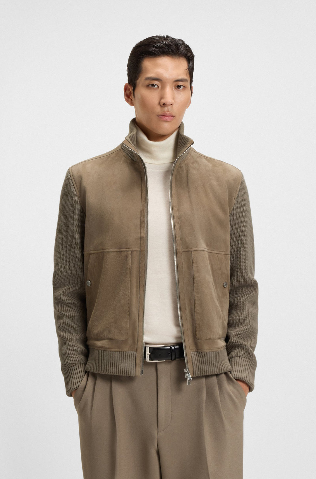 BOSS Casual Jackets Regular Fit - H-MAPARO 50547673- Concorde Fashion#color_brown-245