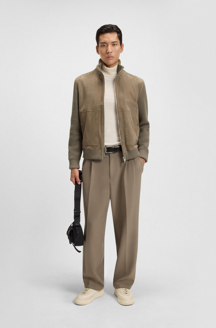 BOSS Casual Jackets Regular Fit - H-MAPARO 50547673- Concorde Fashion#color_brown-245