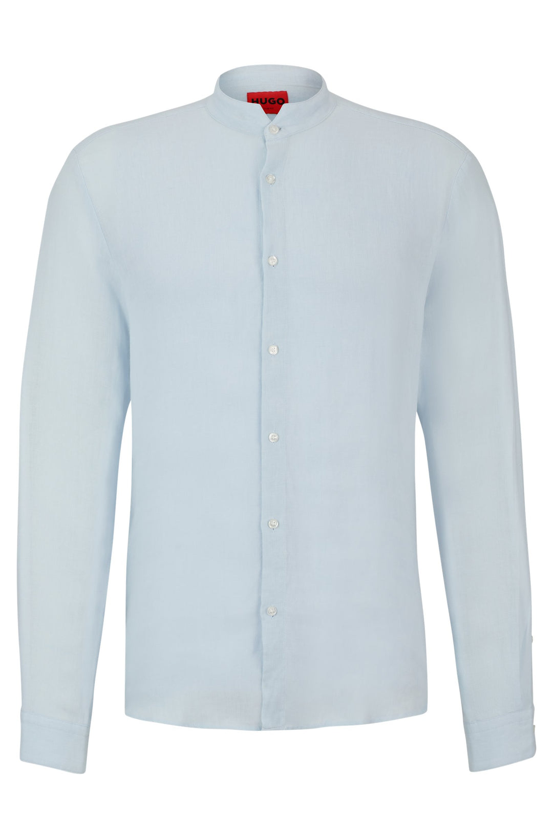 HUGO RED Slim Fit Casual Shirts in Linen - ELVORY 10248298 01-50490740- Concorde Fashion#color_blue-455