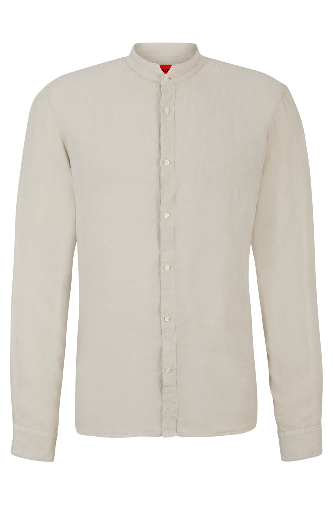 HUGO RED Slim Fit Casual Shirts in Linen - ELVORY 10248298 01-50490740- Concorde Fashion#color_grey-055