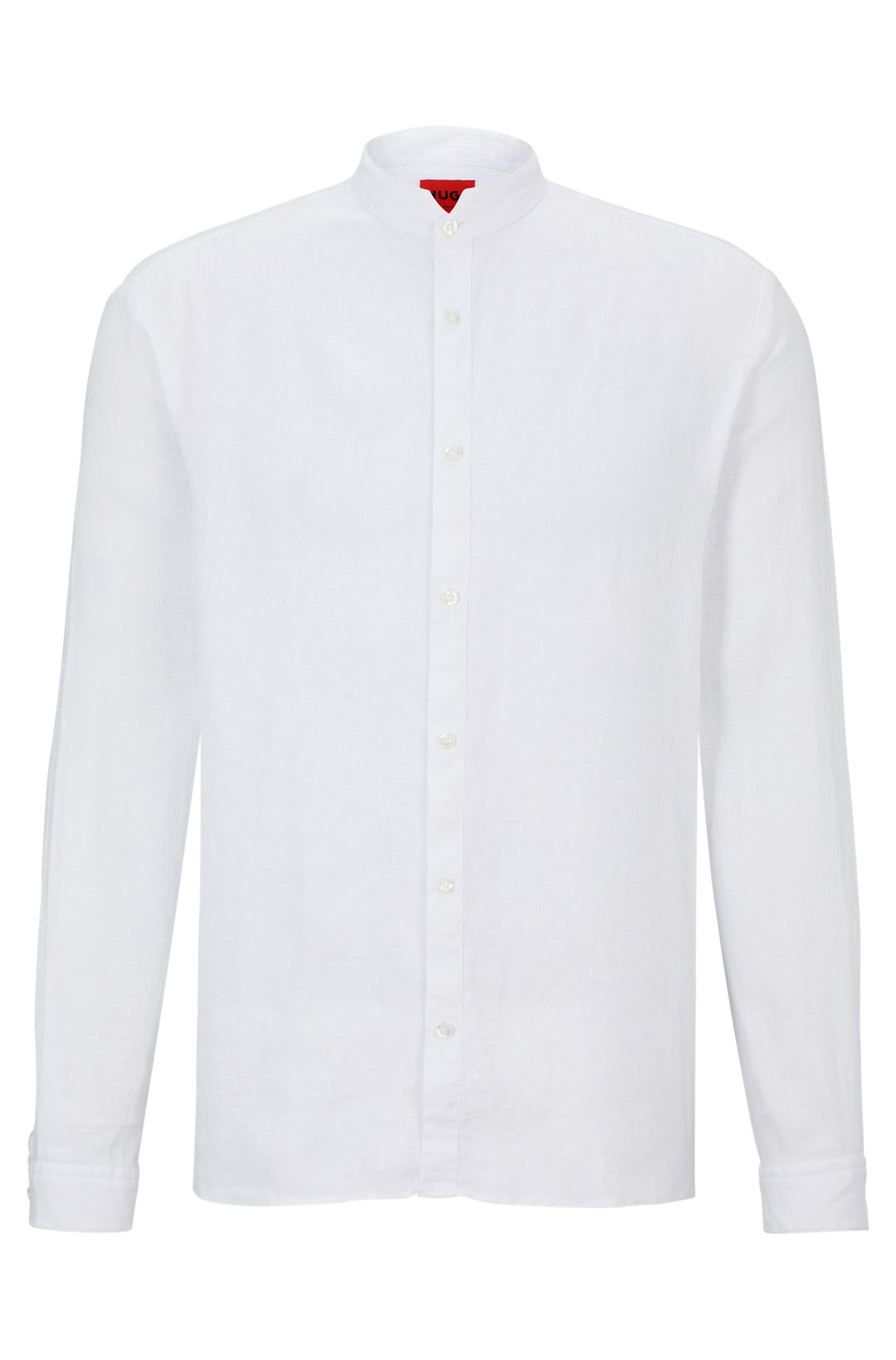 HUGO RED Slim Fit Casual Shirts in Linen - ELVORY 10248298 01-50490740- Concorde Fashion#color_white-199