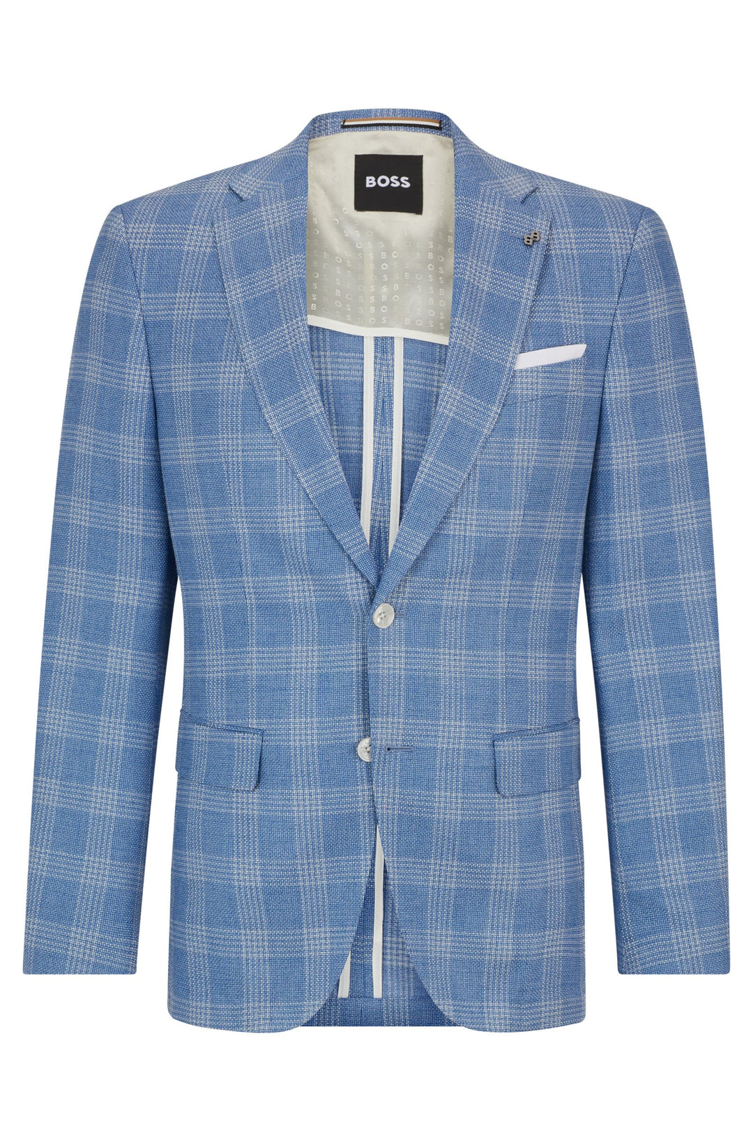 BOSS Slim Fit Formal Jackets in Wool Mix - H-HUTSON-233 10248317 01-50515950- Concorde Fashion#color_blue-423
