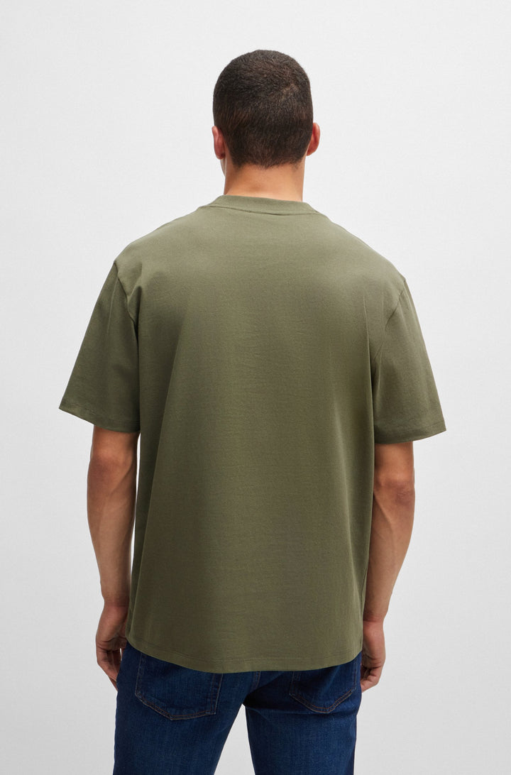 HUGO Relaxed Fit T-Shirts in Cotton - DAPOLINO 10248326 01-50488330- Concorde Fashion#color_beige-257