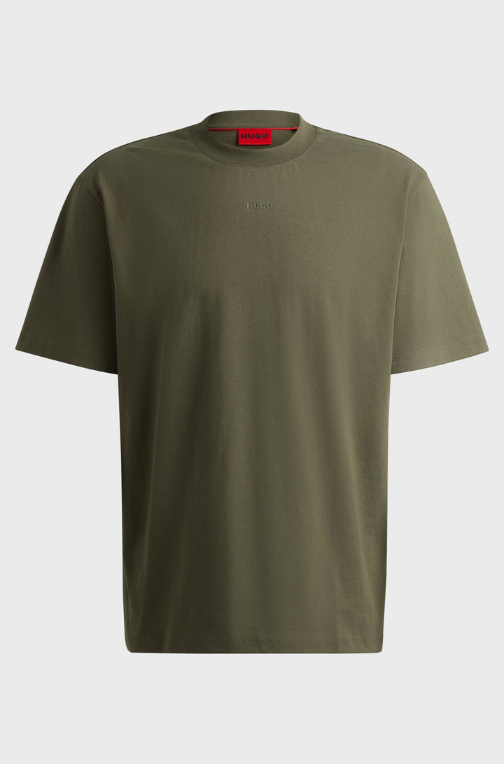 HUGO Relaxed Fit T-Shirts in Cotton - DAPOLINO 10248326 01-50488330- Concorde Fashion#color_beige-257