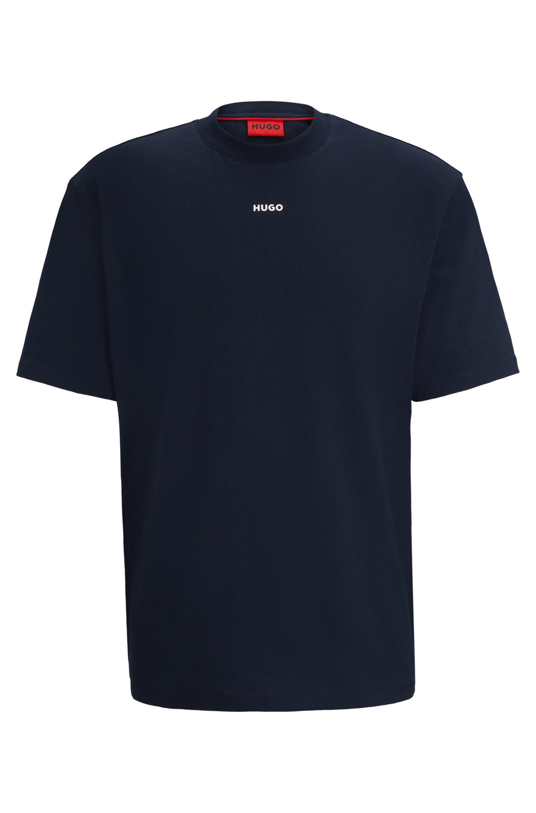 HUGO Relaxed Fit T-Shirts in Cotton - DAPOLINO 10248326 01-50488330- Concorde Fashion#color_navy-405