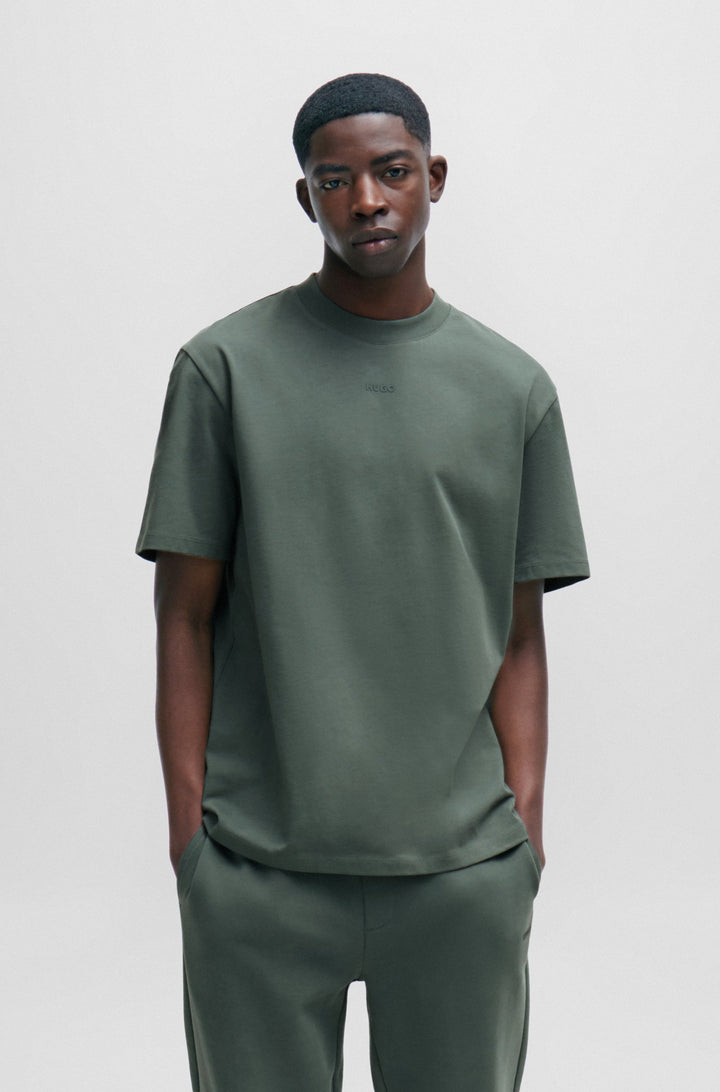 HUGO Relaxed Fit T-Shirts in Cotton - DAPOLINO 10248326 01-50488330- Concorde Fashion#color_green-307