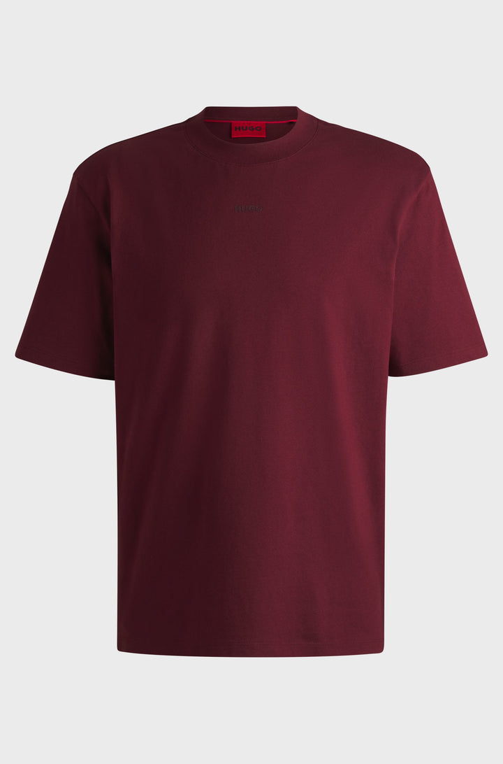HUGO T-Shirts Relaxed Fit in Cotton - DAPOLINO 10248326 01-50488330- Concorde Fashion#color_pink-654