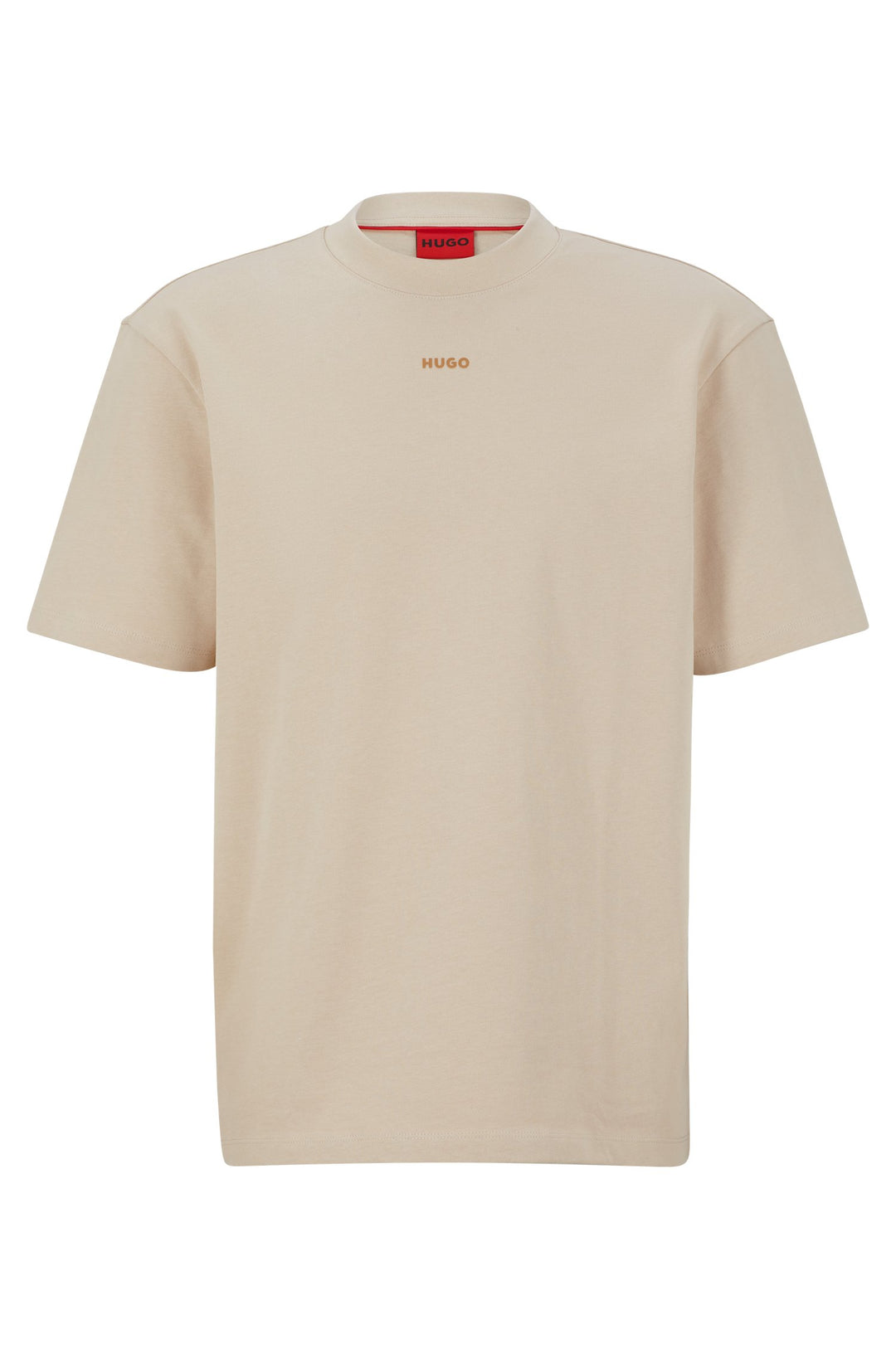 HUGO RED Relaxed Fit T-Shirts in Cotton - DAPOLINO 10248326 01-50488330- Concorde Fashion#color_beige-274