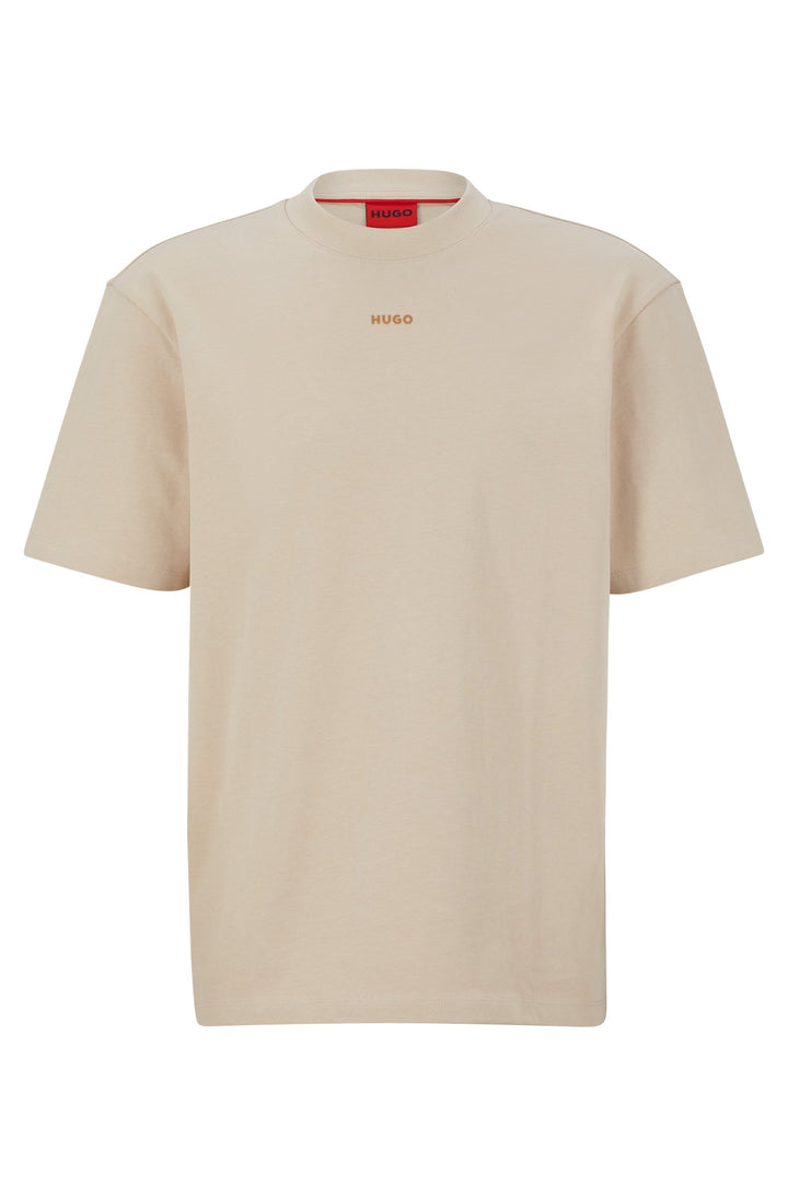 HUGO RED Relaxed Fit T-Shirts in Cotton - DAPOLINO 10248326 01-50488330- Concorde Fashion#color_beige-274