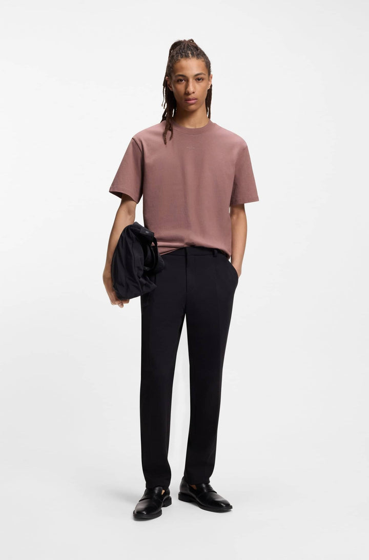 HUGO Relaxed Fit T-Shirts in Cotton - DAPOLINO 10248326 01-50488330- Concorde Fashion#color_brown-236