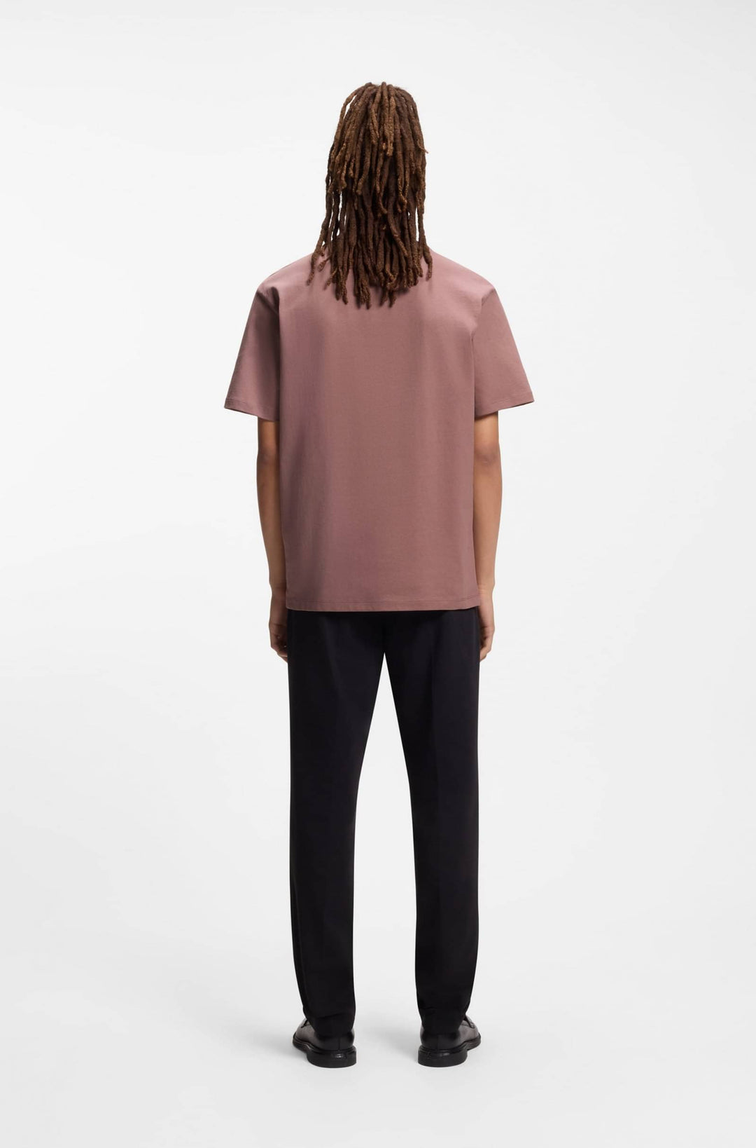 HUGO Relaxed Fit T-Shirts in Cotton - DAPOLINO 10248326 01-50488330- Concorde Fashion#color_brown-236