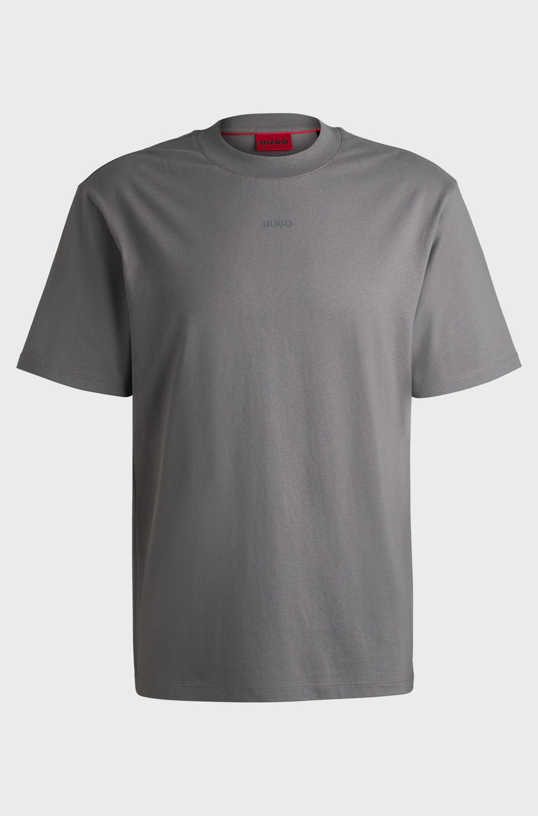HUGO T-Shirts Relaxed Fit in Cotton - DAPOLINO 10248326 01-50488330- Concorde Fashion#color_grey-034