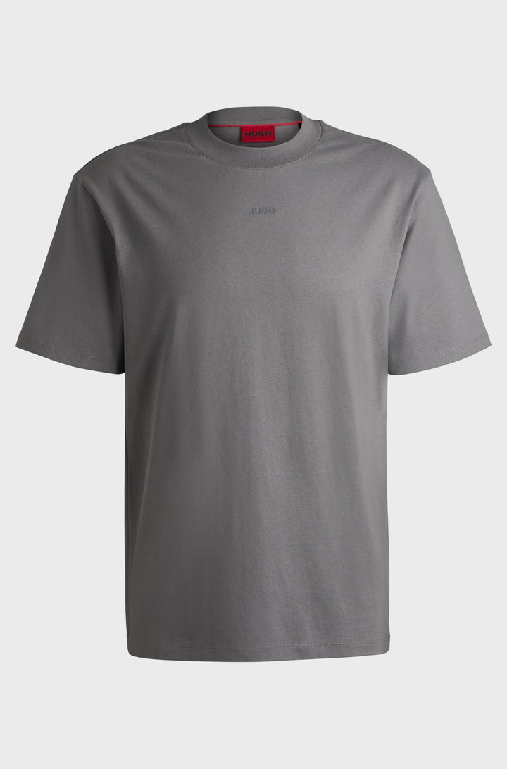 HUGO T-Shirts Relaxed Fit in Cotton - DAPOLINO 10248326 01-50488330- Concorde Fashion#color_grey-034