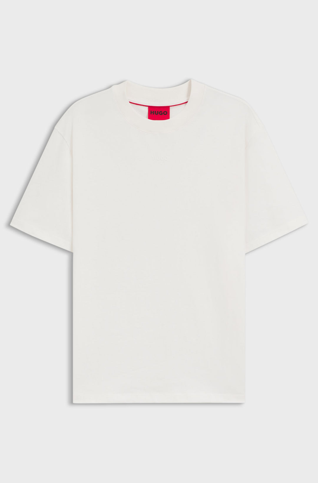 HUGO Relaxed Fit T-Shirts in Cotton - DAPOLINO 10248326 01-50488330- Concorde Fashion#color_white-102